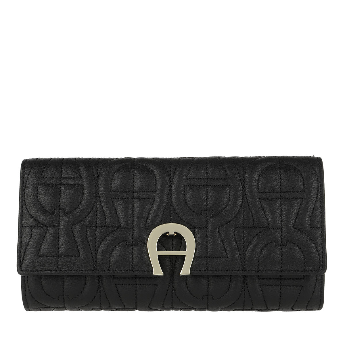 Aigner Portemonnaie - Genoveva Wallet Black - in schwarz - für Damen