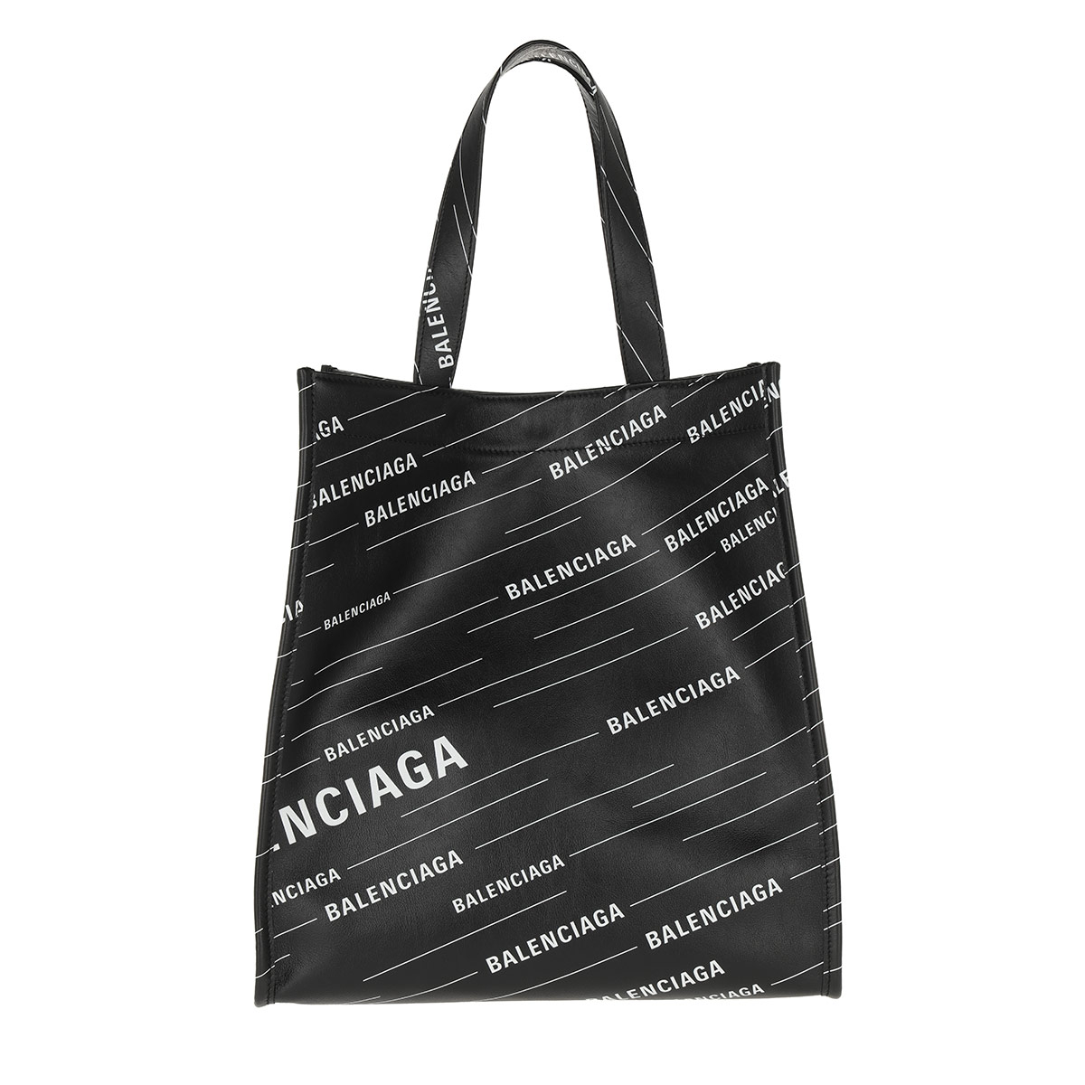 Balenciaga Tote - Small Market Shopper Black/White - in schwarz - für Damen