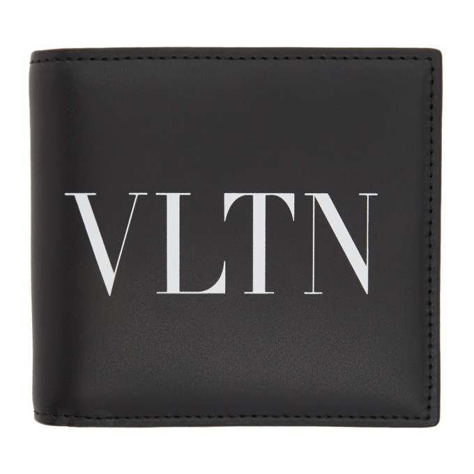 Valentino Black Valentino Garavani VLTN Wallet