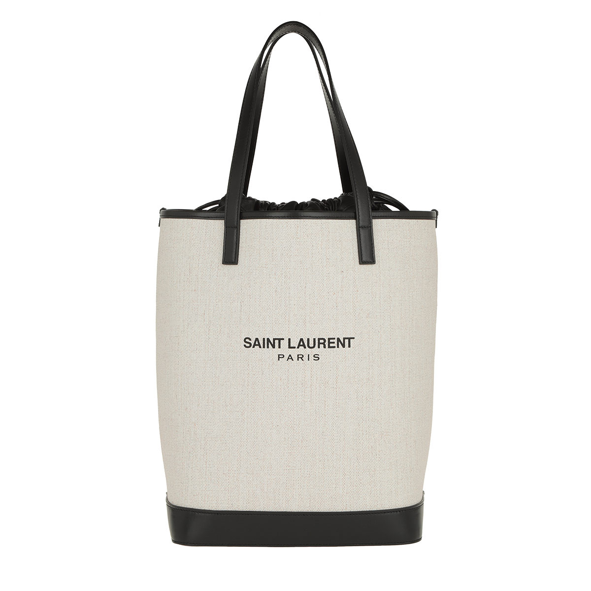 Saint Laurent Shopper - Teddy Shopping Bag Linen Canvas Beige - in beige - für Damen