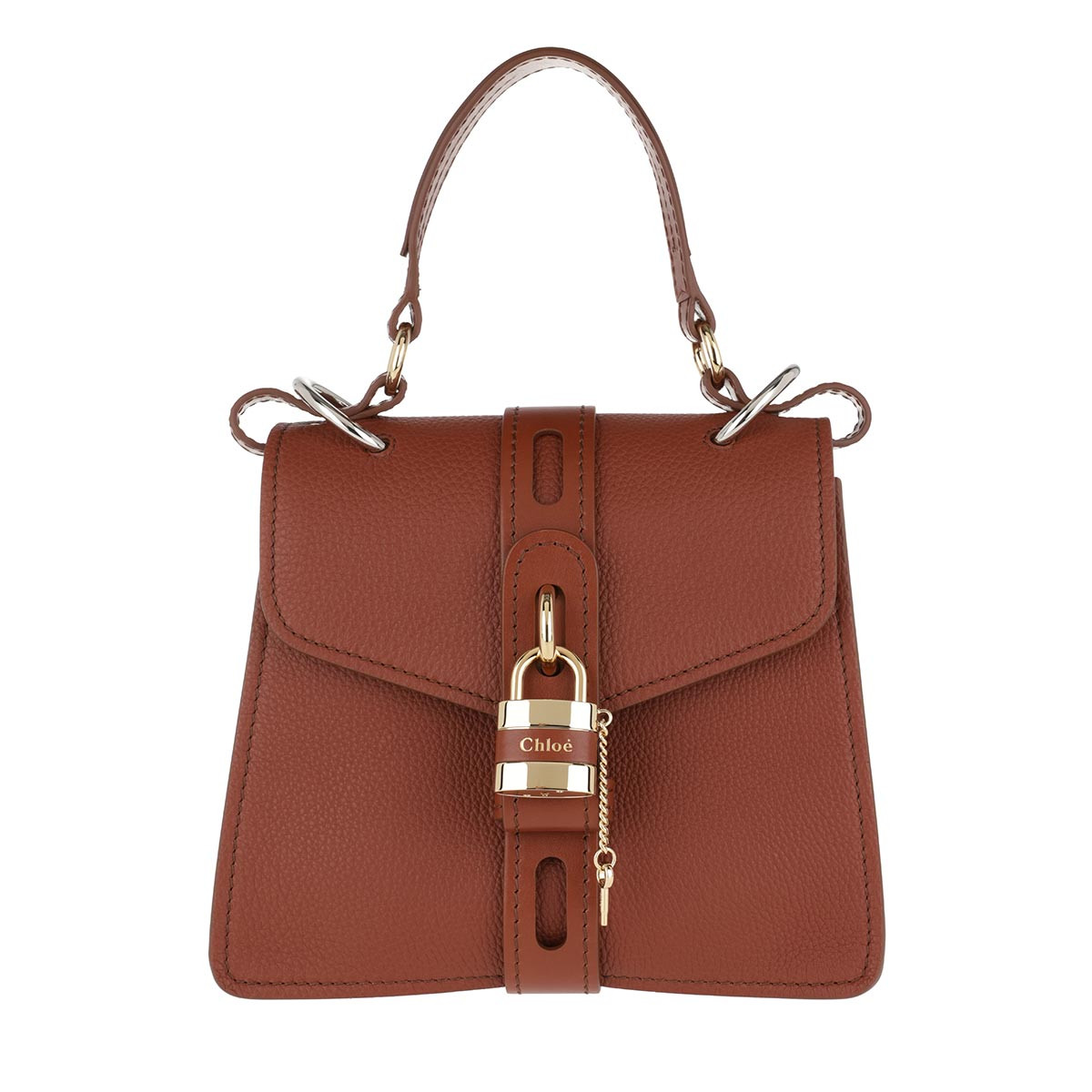 Chloé Satchel Bag - Aby Shoulder Bag Leather Sepia Brown - in braun - für Damen