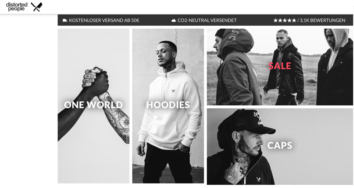 distorted people Gutschein & Sale