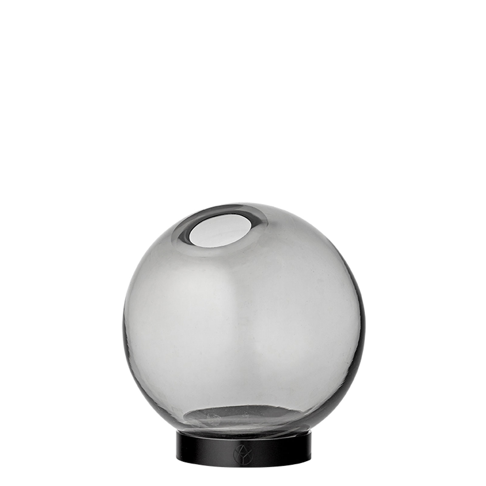Aytm Globe Vase mini Klar/Schwarz