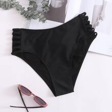 Cut-out Side High Waisted Bikini Panty