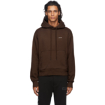 Amiri Brown Classic Logo Hoodie