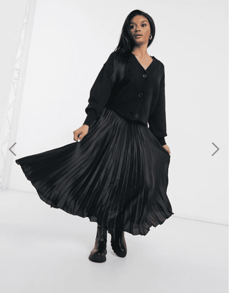 schwarzer-plisseerock-kombinieren-outfit schwarzer-plisseerock-kombinieren-outfit