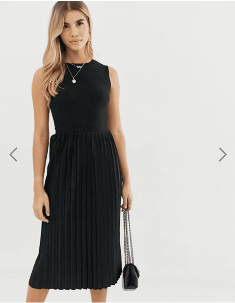 schwarzer-plisseerock-kombinieren schwarzer-plisseerock-kombinieren