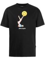 Palm Angels T-Shirt mit Pin-up-Print - Schwarz