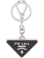 Prada Schlüsselanhänger mit Logo - Schwarz