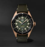 TAG Heuer - Autavia Automatic Chronometer 42mm Bronze and Leather Watch, Ref. No. WBE5190.FC8268 - Men - Green