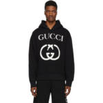 Gucci Black Interlocking G Hoodie