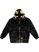 A BATHING APE® Kapuzenjacke mit Hai-Motiv - Schwarz