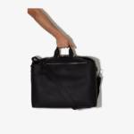 Bonastre - Black Weekender Leather Holdall Bag - Men's - Leather/Recycled Cotton