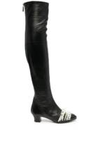 Chanel Pre-Owned Verzierte Stiefel - Schwarz