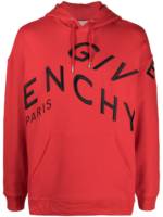 Givenchy Hoodie mit Refracted-Logo - Rot