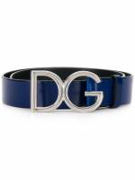 Dolce & Gabbana Gürtel mit Logo - Blau