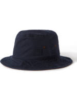 ACNE STUDIOS - Logo-Appliquéd Cotton-Twill Bucket Hat - Men - Blue
