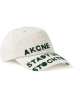 Acne Studios - Logo-Appliquéd Cotton Baseball Cap - Men - Neutrals