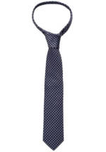 ETERNA Krawatte, Seide, gemustert, 7,5 cm, für Herren, marine