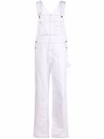 AMIRI Jeans-Overall mit Kontrastnaht - Weiß
