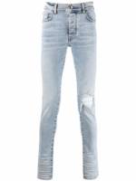 AMIRI distressed slim-fit jeans - Blau