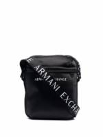 Armani Exchange logo-print messenger bag - Schwarz