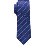 ETERNA Krawatte, Seide, Streifen, 6 cm, für Herren, blau/hellblau