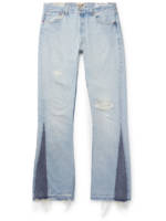 Gallery Dept. - La Flare Slim-Fit Distressed Denim Jeans - Men - Blue - 32W 32L