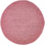 Hochflor-Teppich "Pastell Shaggy300", Carpet City, rund, Höhe 30 mm, Wohnzimmer