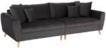 Home affaire Big-Sofa "Penelope Luxus", mit besonders hochwertiger Polsterung für bis zu 140 kg pro Sitzfläche