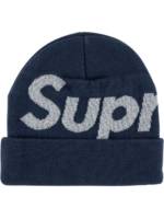 Supreme Mütze mit Oversized-Logo - Blau