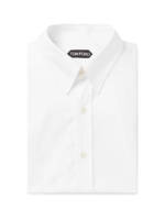 TOM FORD - Slim-Fit Cotton-Poplin Shirt - Men - White - EU 44