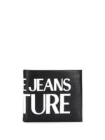 Versace Jeans Couture Portemonnaie mit Logo-Print - Schwarz