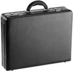 d & n D&N Tradition Business Aktenkoffer genarbtes Vollrindleder 45 cm mit Lederinnenfutter, schwarz
