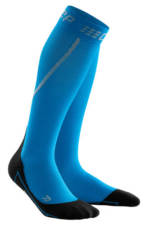 CEP Kompressionssocken "Winter Run", für Damen, blau/schwarz, IV (Damen Socken)