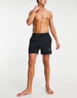 Nike Swimming - City Series - Volley-Shorts in Schwarz, 5 Zoll lang
