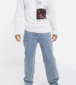 COLLUSION - x014 - Baggy-Jeans im Stil der 90er in Vintageblau
