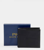 Polo Ralph Lauren - Klassische Brieftasche aus schwarzem Leder, exklusiv bei ASOS