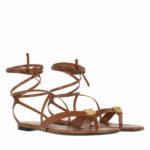 Valentino Garavani Sandalen & Sandaletten - Roman Stud Flat Flip Flop Sandals - in brown - für Damen