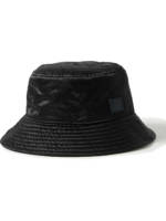 Acne Studios - Logo-Appliquéd Quilted Shell Bucket Hat - Men - Black