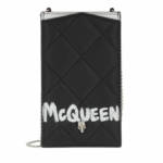 Alexander McQueen Crossbody Bags - McQueen Graffiti Chain Phone Case - in black - für Damen