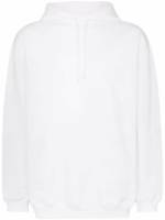 Balenciaga Oversized-Kapuzenpullover mit Logo - Weiß