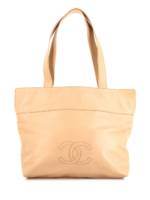 Chanel Pre-Owned 1999 Shopper mit CC - Nude