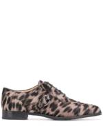 Tod's Oxford-Schuhe mit Leoparden-Print - Nude