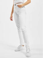 Urban Classics Frauen High Waist Jeans Ladies Skinny in weiß