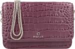 AIGNER, Fashion Umhängetasche Rfid Leder 20 Cm in violett, Umhängetaschen für Damen