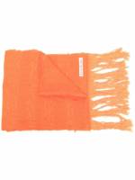 Acne Studios Schal mit Logo-Patch - Orange