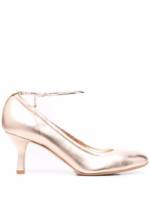 Casadei Lederpumps im Metallic-Look - Gold