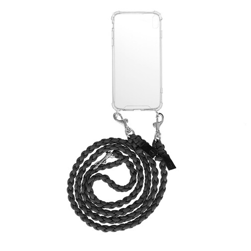 Handyhüllen Smartphone iPhone X/XS Necklace Braided black