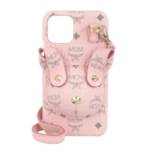 Handyhüllen Rabbit Phone Case W Strap pink